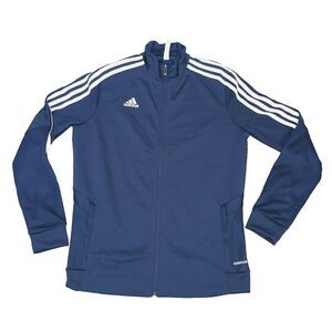 Womens Adidas‎ Tiro 19 Track Training Jacket- Size M Navy Blue Full Zip Up NEW